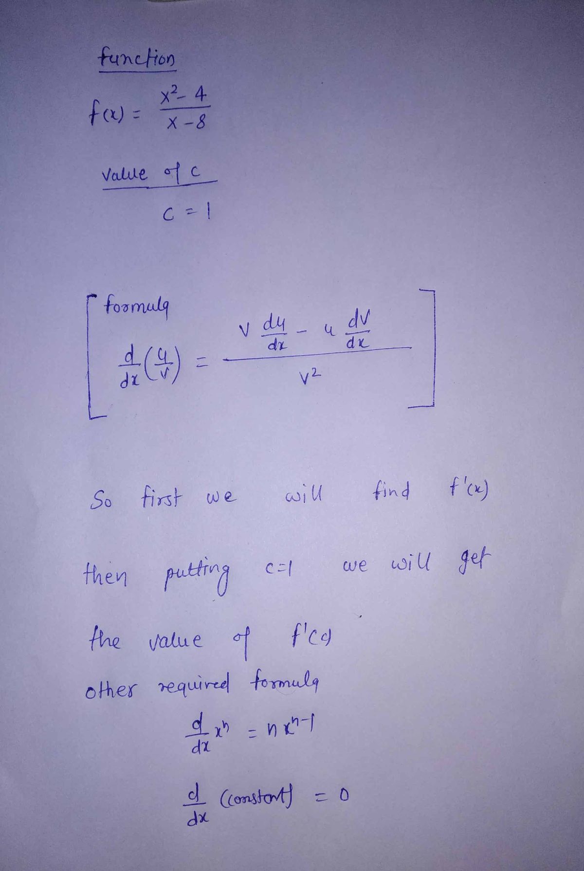 Calculus homework question answer, step 1, image 1